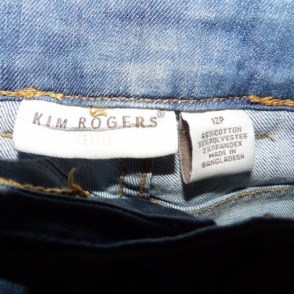 Kim Rogers Petite Midrise Capri Jeans Sz 12P - Picture 6 of 6
